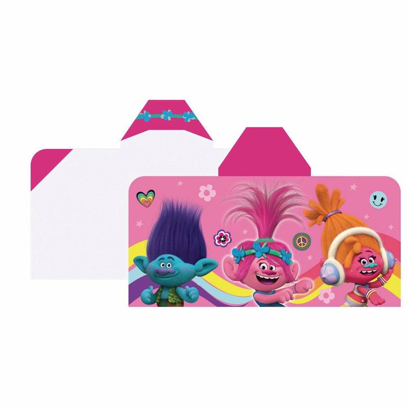 Trolls Dreamland Hooded Towel for Kids