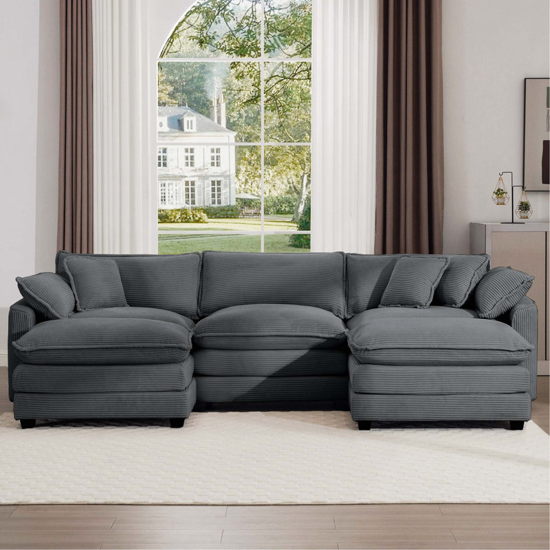 Oversized Modular Cushion Sofa