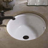 Dartmouth® Vitreous China Oval Undermount Bathroom Sink with Overflow
