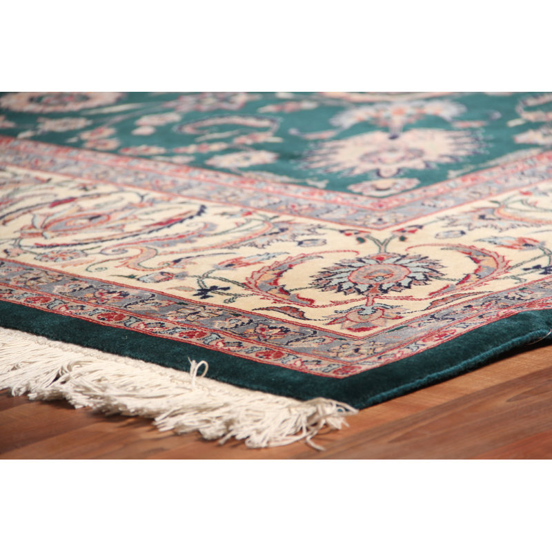 Fine Kashan One-of-a-Kind 9'6" X 12'3" Area Rug