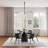 Vera Modern Round Glass Top Metal Base Dining Table-650275741