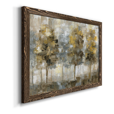 Linen Trees - Peinture sur toile encadrée