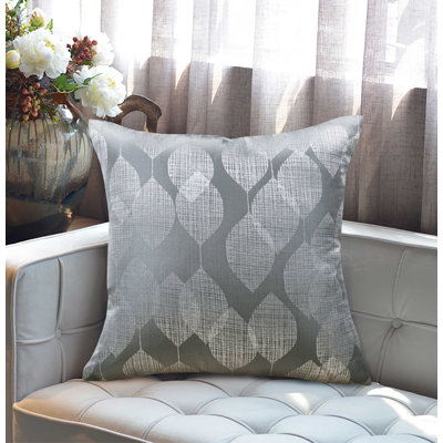 Barile Geometric Square Cushion