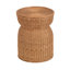 Round Rattan Lift-Top Side Table