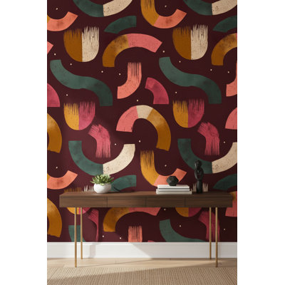 Abstract Wallpaper Geometric Modern Wall Decor