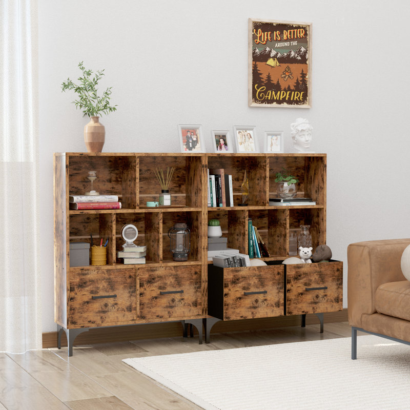 Bibliothèque à cubes en acier H 42,7 po x l 31,9 po