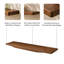 Tablettes murales flottantes en bois Sephine