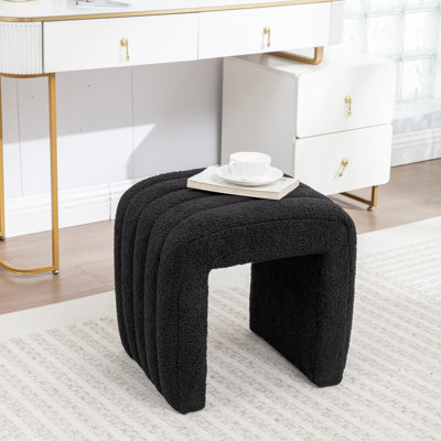 Tufted Upholstered Standard Ottoman