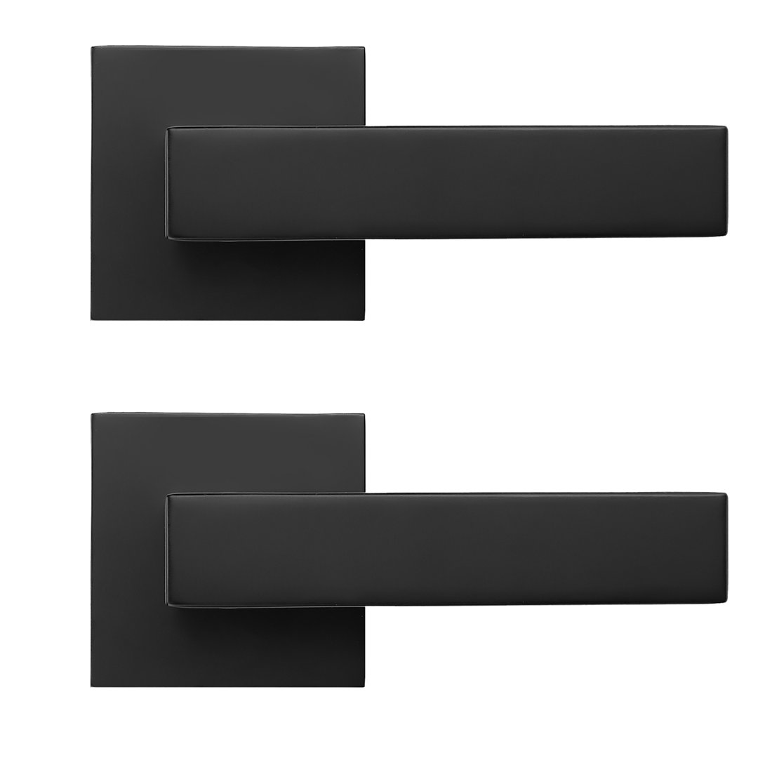 Black Single Dummy Door Lever (Set of 2) Probrico