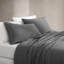 Calvin Klein Essential Garment Washed Solid Cotton Sham Set-251030030-251030025