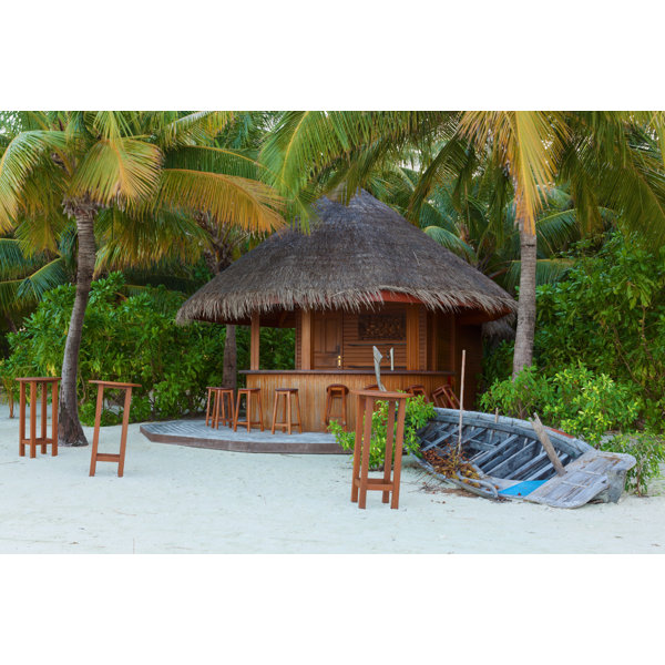 Sansibar Home Tropical Beach Bar - Wrapped Canvas Photograph | Wayfair ...
