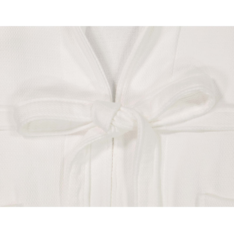 Peignoir Hoc 100% coton gaufré avec poches