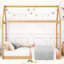 Lit simple couleur de bois - Transformez votre maison en pin élégant