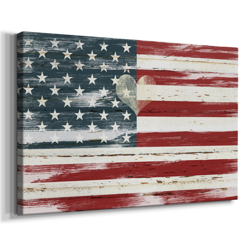 Heart of America-Toile tendue avec châssis, H 24 po x l 36 po