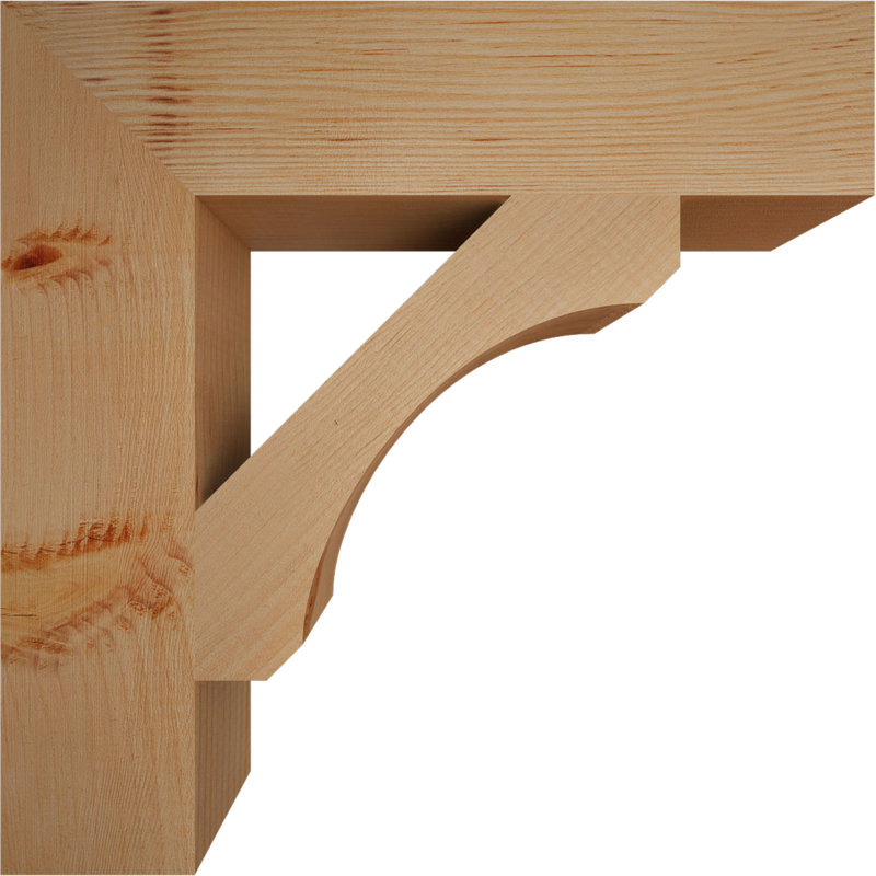 Support en bois rustique Legacy Block, Sapin de Douglas, Lisse, H 18 po x l 3,5 po x P 18 po