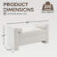 Banc de rangement rembourré en polyester Lataja-374722639-387379477