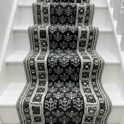 Stair Runner Geometric Area Rug