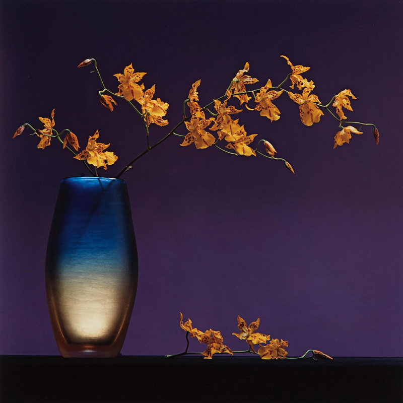 Fleurs dans un vase, 1985, H 36 po x l 36 po