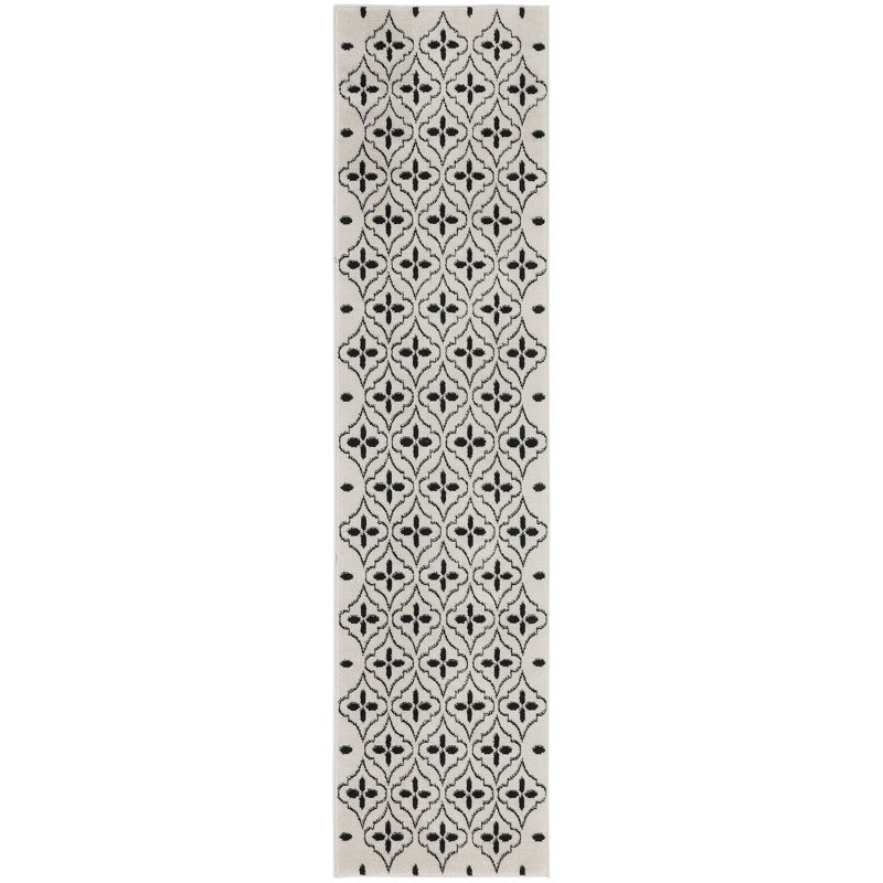 Tapis intérieur / extérieur rectangulaire Arisa, Tapis de couloir 2 pi 2 po x 7 pi 6 po