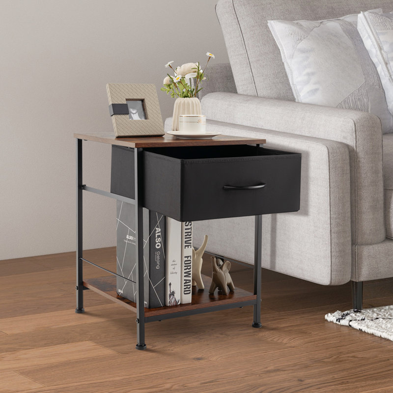 Anisha 40 cm W Bedside Table