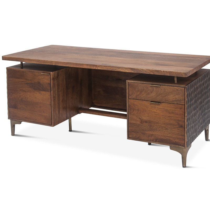 Vallarta Solid Wood Executive Desk