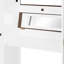 Lit mezzanine avec escalier de rangement, coiffeuse intégrée avec miroir et tiroir, garde-robe et armoires, ports et lumières de chargement USB-128509277