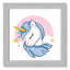 Impression sur papier Sparkly Unicorn-47848585-47848578