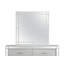 Miroir Madison L 38 po x H 38 po, champagne argenté