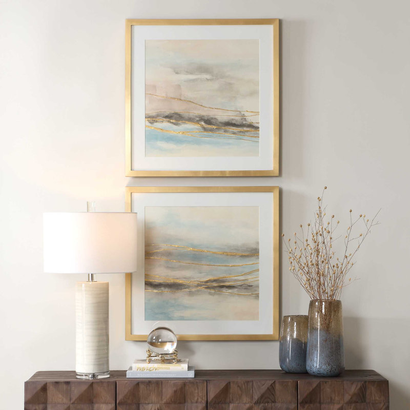 Uttermost So Golden Abstract Landscape Prints
