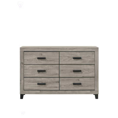 Commode à finition gris clair