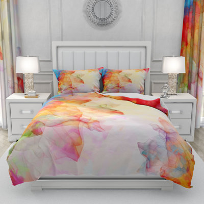 Polyester Abstract Duvet Cover
