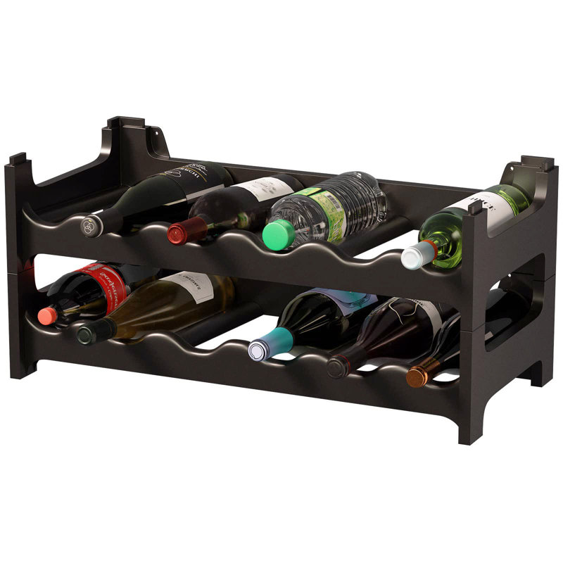 Torresdale Tabletop Wine Bottle Rack, Black