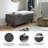 Kadira Polyester Upholstered Storage Bench-69905437