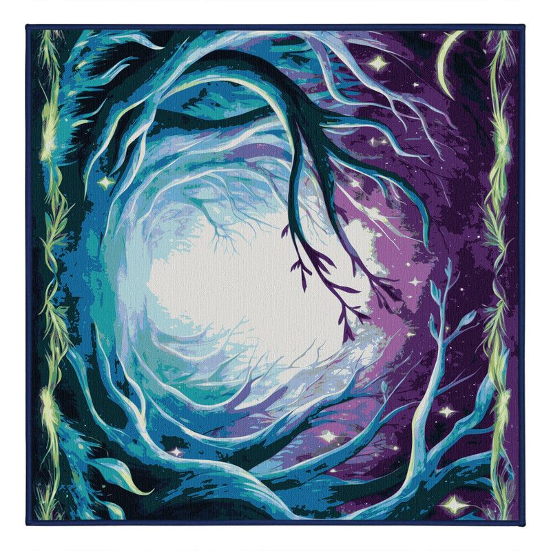 Enchanted Canopy Rug, Square 7'