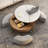 Espedita Round Lift-Top Coffee Table Set with Storage & 3 Ottomans