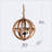 Barkon 4 - Light Iron Globe Chandelier
