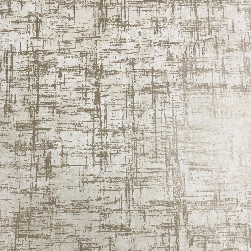 Etta Texture Wallpaper - For Living Room, Bedroom, Fireplace - Textured Finish, Geometric Pattern, Cream
