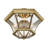 Mcquaig Glass Semi Flush Mount-22508813