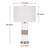 Table Lamp Set of 2 for Bedroom, Bedside Table Lamps with 3 Lighting Modes for Nightstand