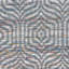 Tapis géométrique en laine et coton tissé à la main Straw Patch-14413461