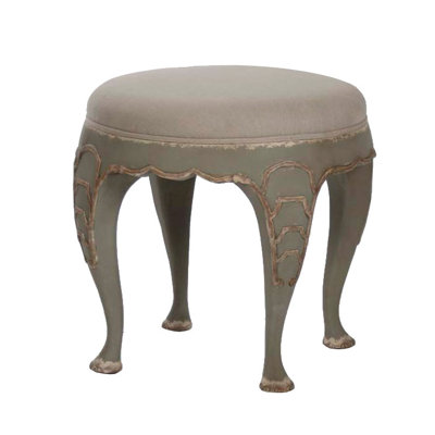 Leo Upholstered Accent Stool