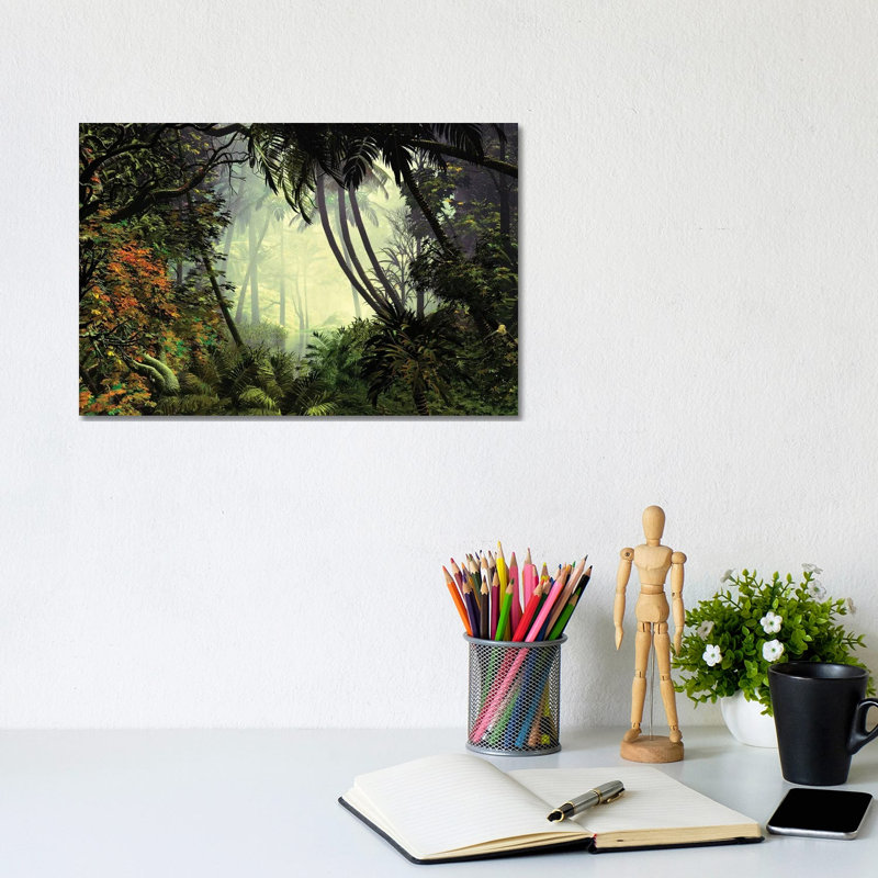 Exciting Jungle by Angel Estevez - Wrapped Canvas Gallery-Wrapped Canvas Giclée, 20.32 cm H x 30.48 cm W