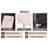 Table and chair set, large modern rectangular glass table