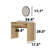 Kinsley 39'' Vanity Set with Mirror-1236788888