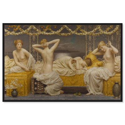 Art Remedy Vintage Portraits Canvas,  Gallery Wrapped, A Summer Night