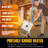 10,000 Watt Electric Forced Air Utility Heater with Cart and Adjustable Thermostat