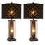 Ensemble de lampes de table 26 po avec veilleuse et ports USB Louann