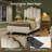 Boucle Bed Frame with Cloud Upholstered Headboard, Twin