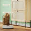 Armoire de rangement étroite pour chaussures avec tablettes réglables, design bohème chic pour les petits espaces et les entrées sans encombrement