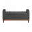 Mid-Century Modern Lift Top Upholstered Tufted Storage Bench With Foam Cushioned Seat And Interior Storage-128632608